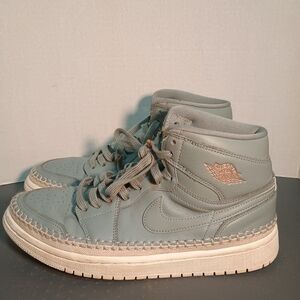 Nike High-Top Sneakers in Gray and Cream
